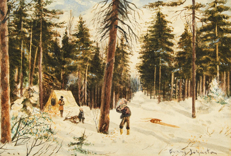 Successful Hunt by Frank Hans Johnston