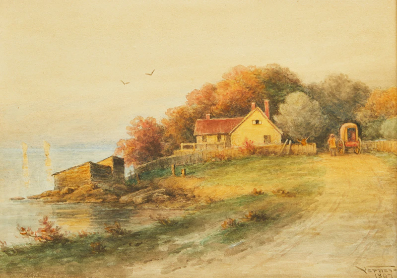 Coastal Landscape by Frederick Arthur Verner