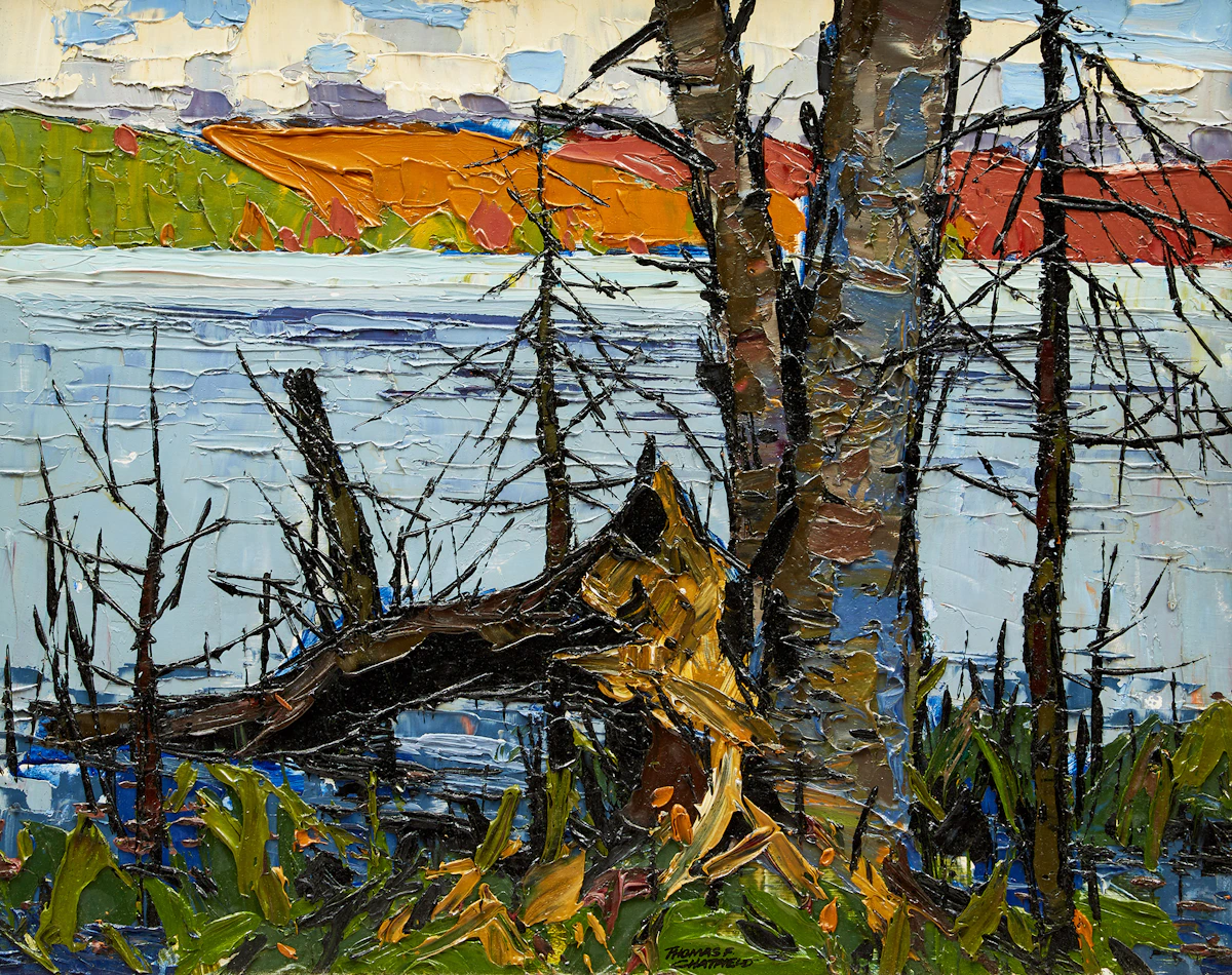 Thomas Frederick Haig Chatfield, Nevermore, oil on board, 1965