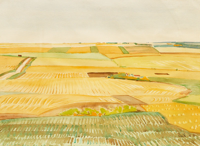 Prairie Landscape  by Illingworth Holey Kerr