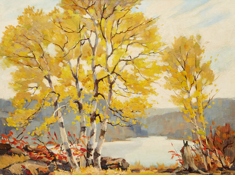 Autumn Colour - Haliburton by Thomas Keith Roberts