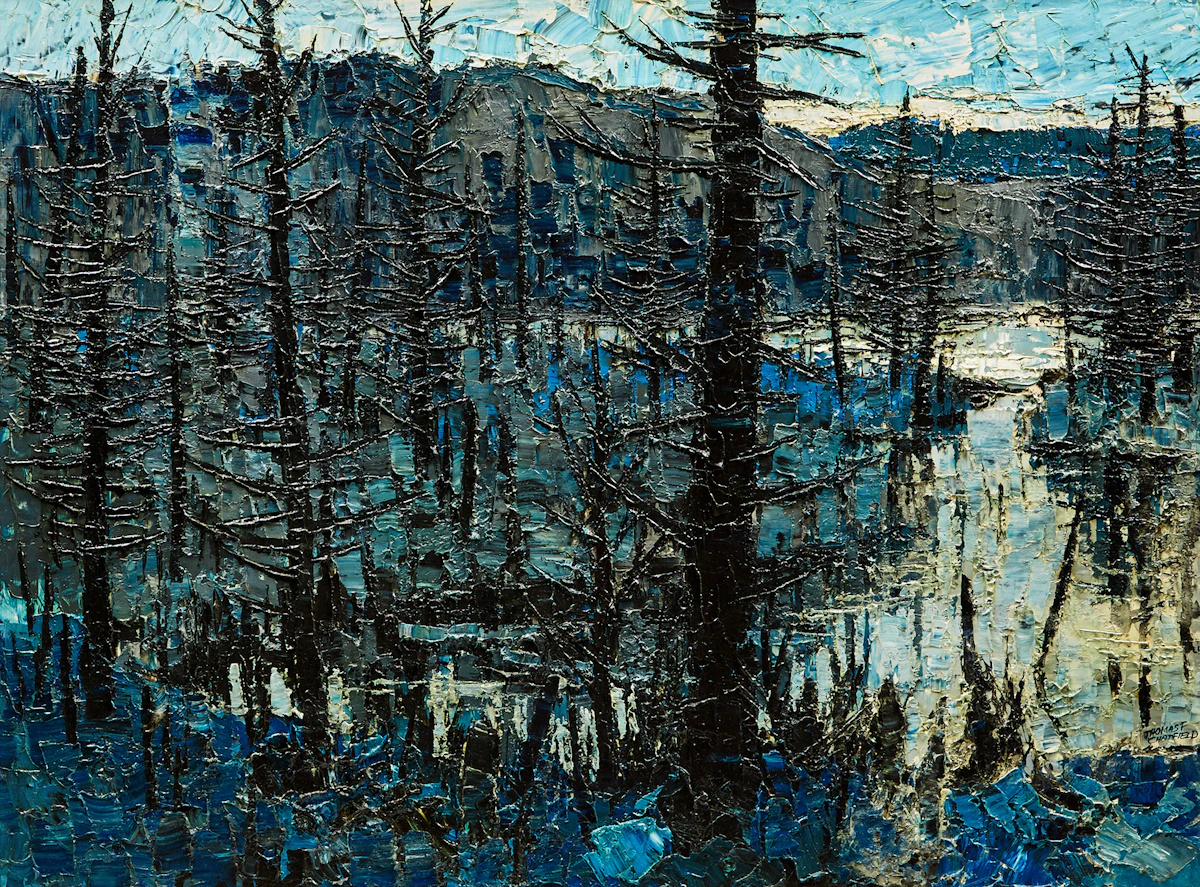 Thomas Frederick Haig Chatfield, Lost Land, oil on board, 1962