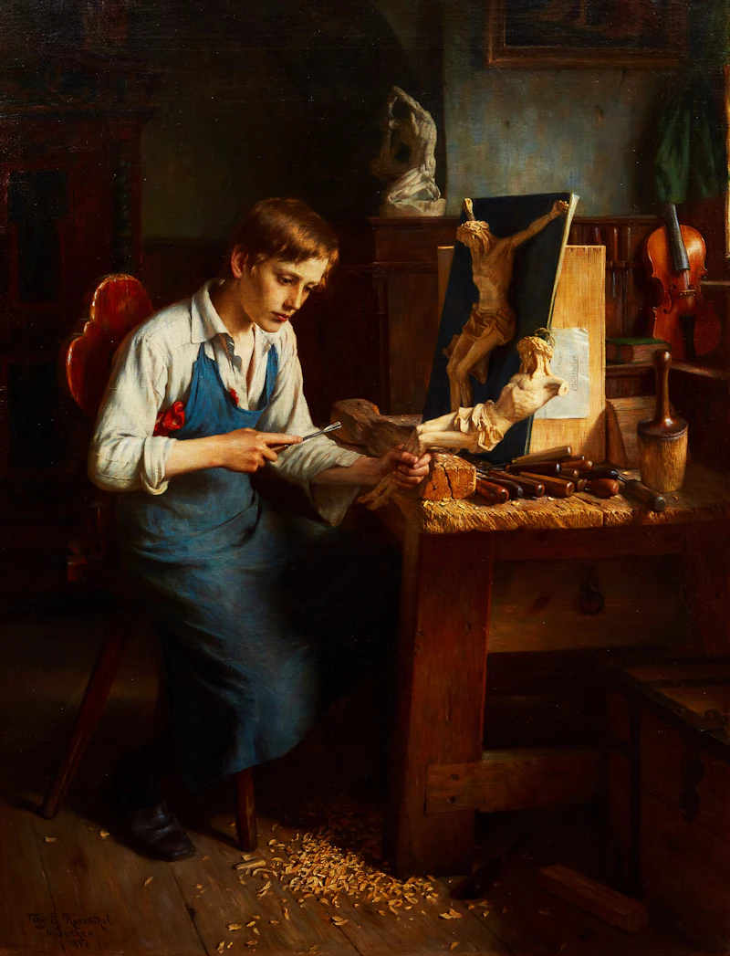 The Young Craftsman by Tobias Edward Rosenthal