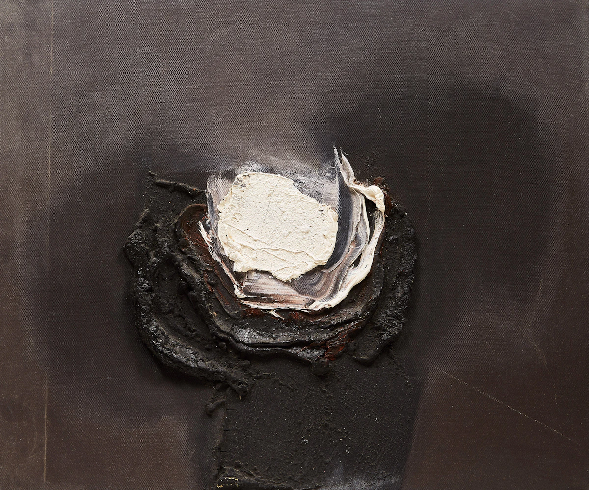 Luis Feito, Untitled, oil and sand on canvas, 1958-60