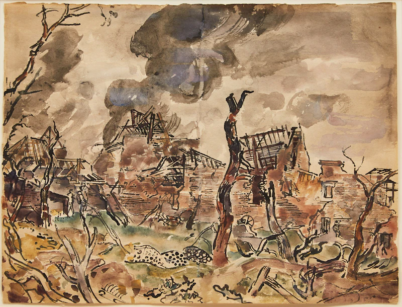 World War II Devastation, Continental Europe by Thomas Hennell