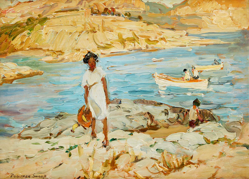 The Cornish Coast by Dorothea Sharp