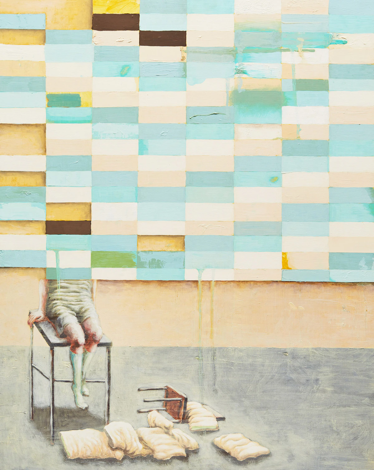 Krisjanis Kaktins-Gorsline, Ivan Th’ (Pale), oil on board, 2007