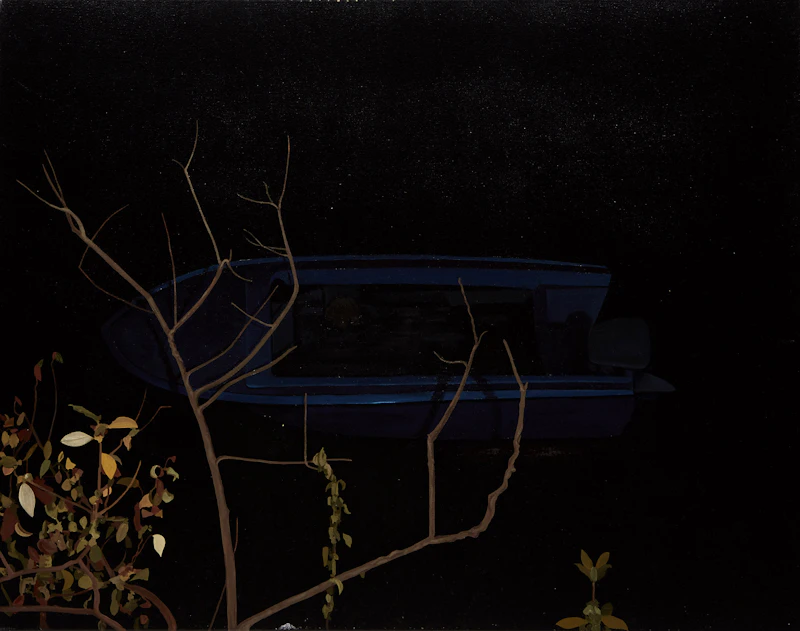 Three works: Evangeline Redux, Youth in Asia and Goth Girl with Cigarette by Brad Phillips