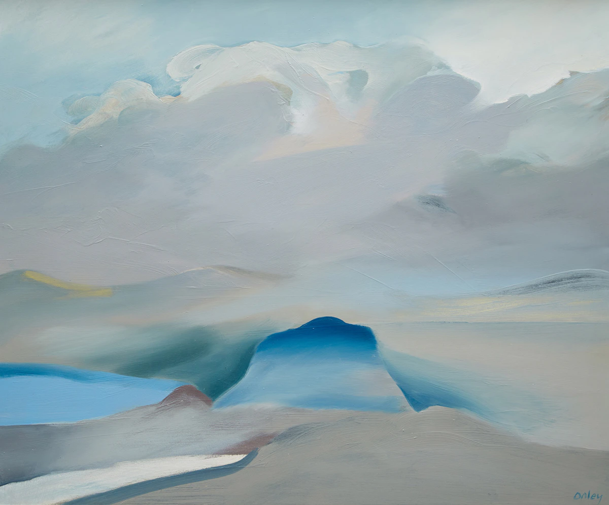 Toni Onley, Blue Stone, oil on board, 1982