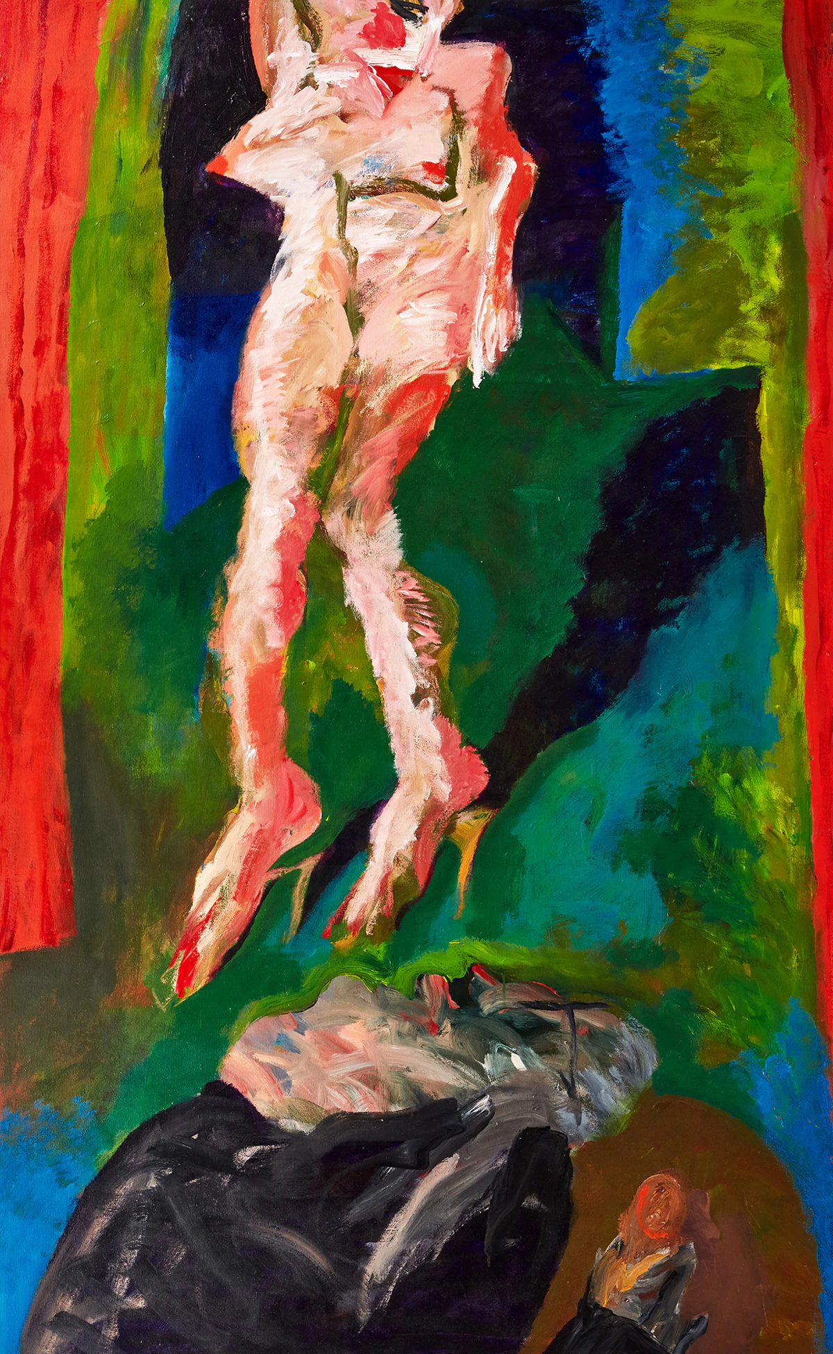 Robert Markle, Waterloo One-Step, acrylic on canvas, 1988