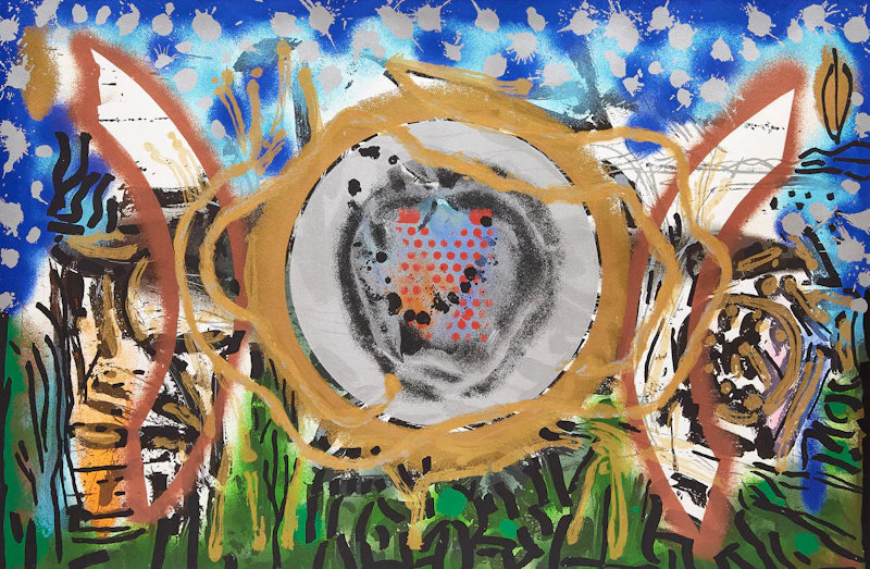 Au-de-ça by Jean Paul Riopelle