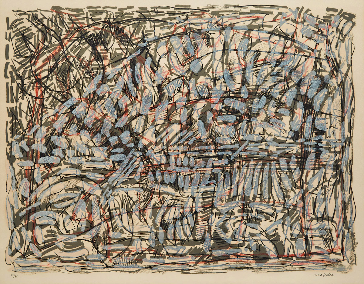 Jean Paul Riopelle, Au Pays de l’Hiver, lithograph