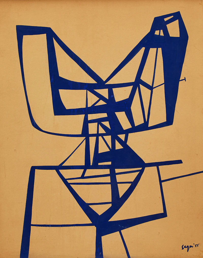 Three Untitled Abstracts by Peter Winchell Sager