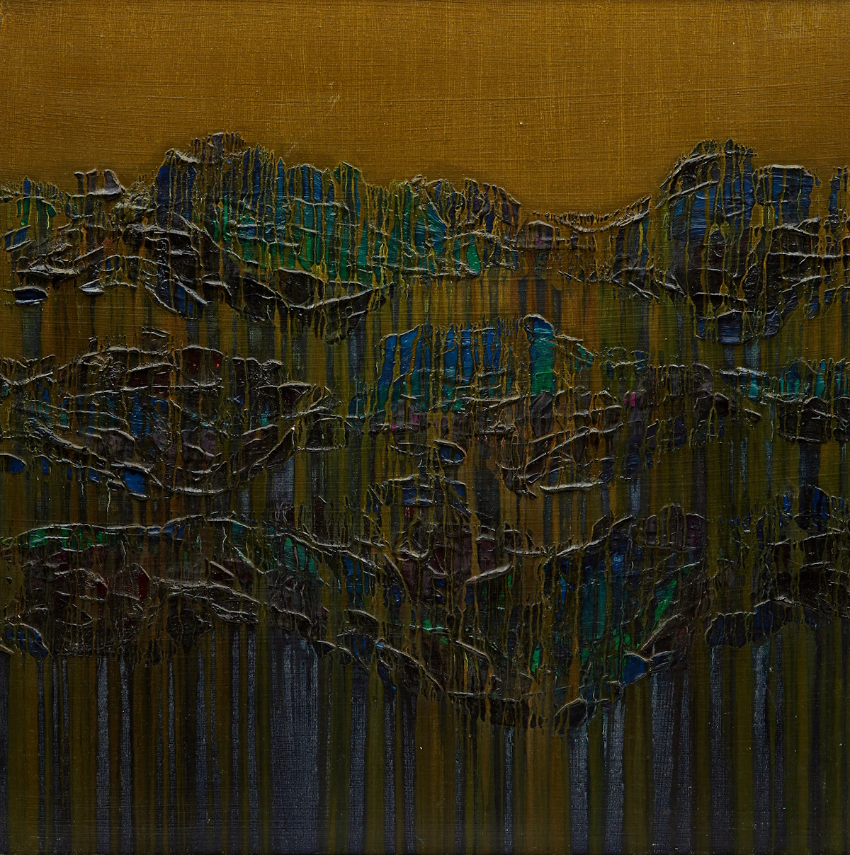 Lillian Sarafinchan, Untitled #36, oil on canvas, 1969