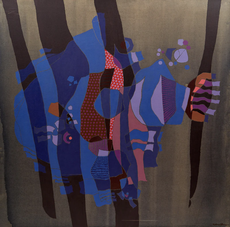 Untitled Abstraction by Donald Mackay Houstoun