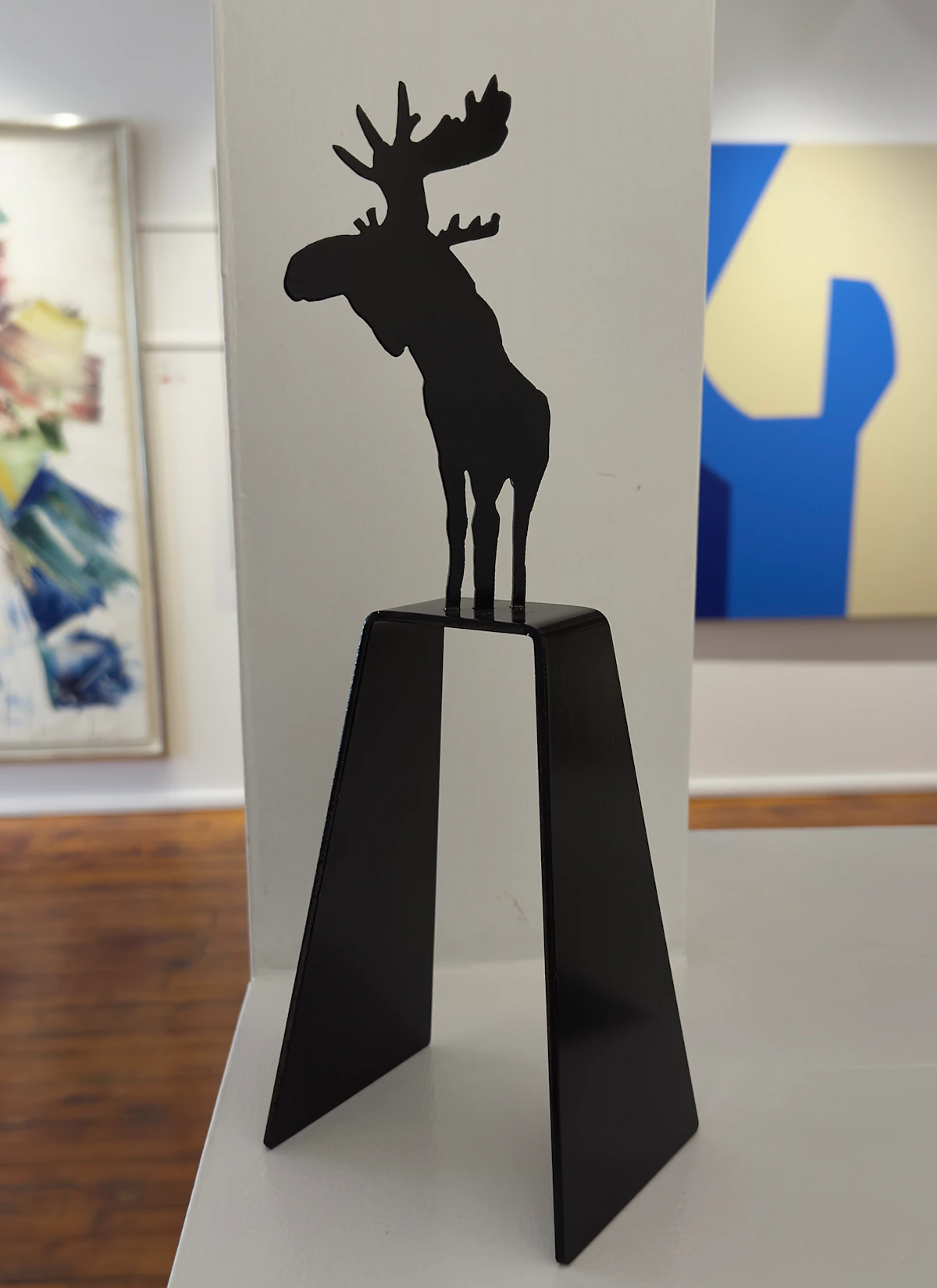 Charles Pachter, Moosamour, painted aluminum