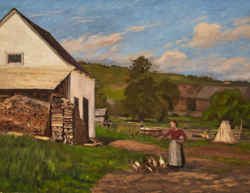 Untitled (Farmstead) by Edmond LeMoine