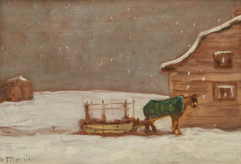 Study for “Neige, Canada” by James Wilson Morrice