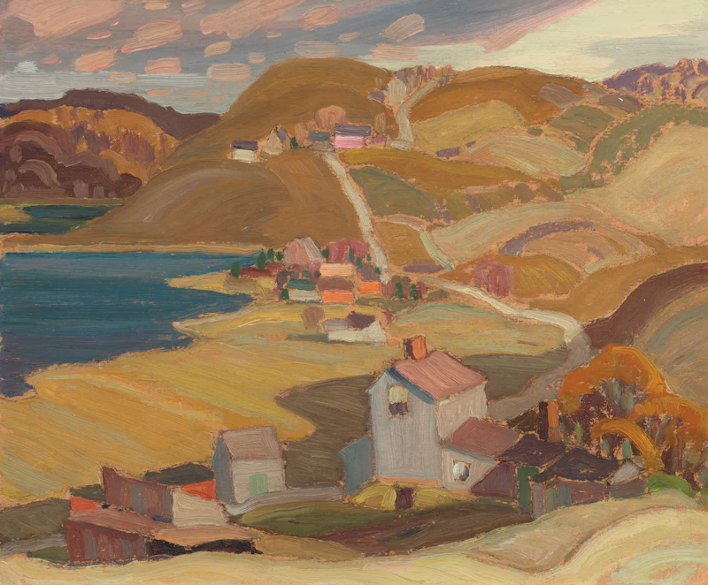 Franklin Carmichael, Bon Echo, oil on panel