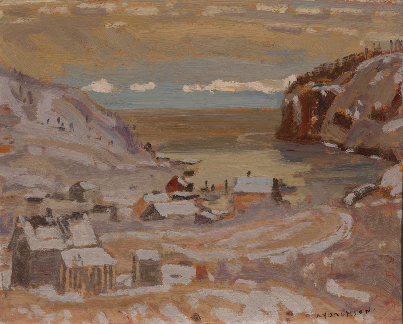 Alexander Young Jackson, Coldwell, Lake Superior, oil on panel