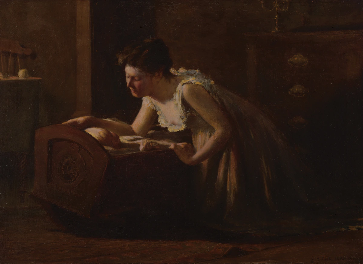 George Agnew Reid, Lullaby , oil on canvas, 1893