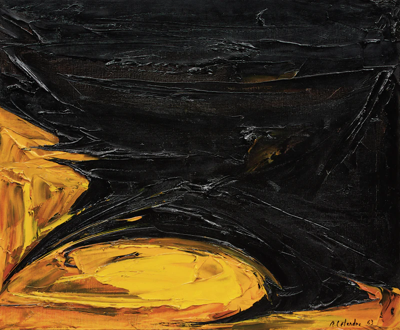 Rita Letendre, Sirius, oil on canvas