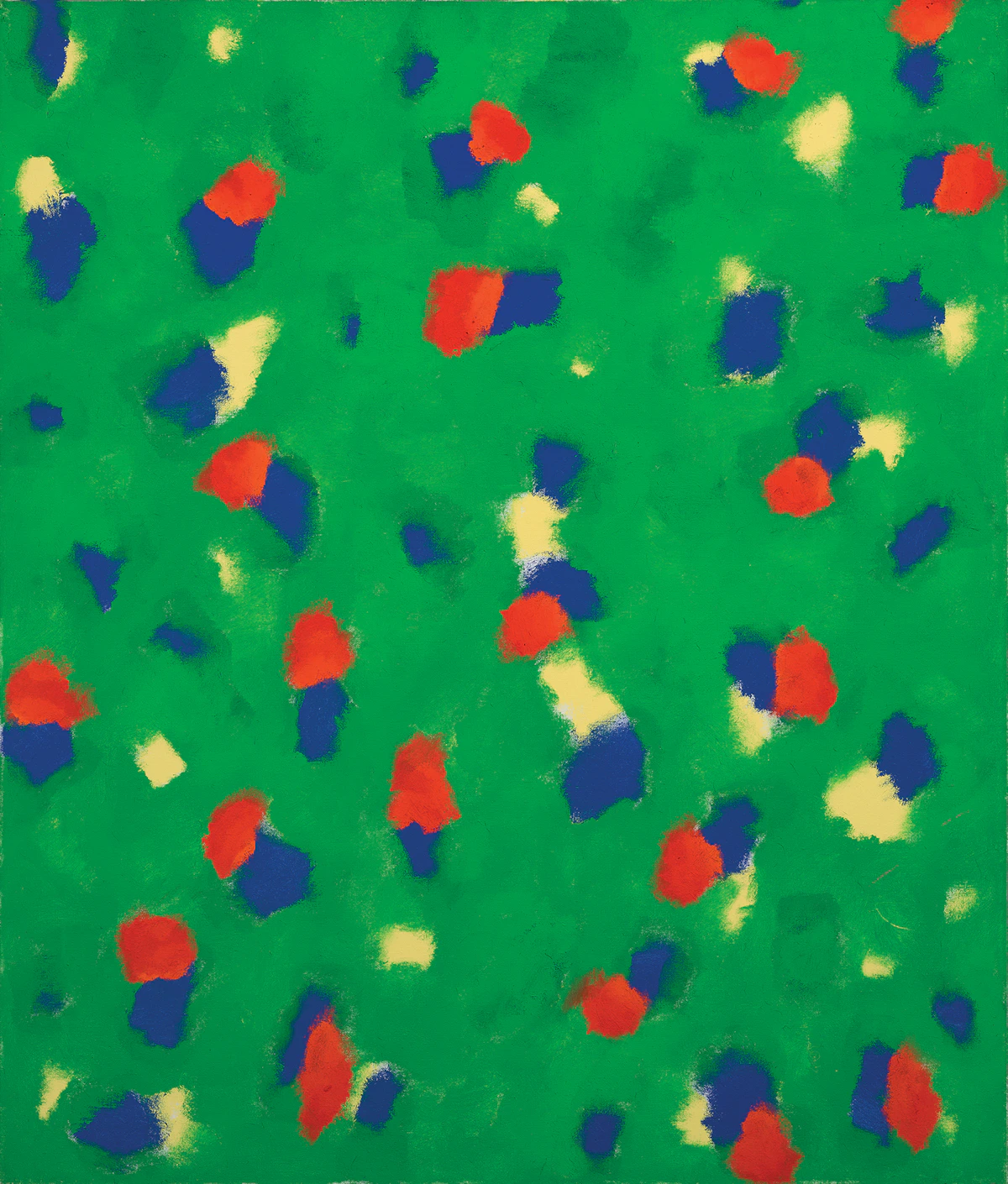 Gershon Iskowitz, Variation on Green #1, acrylic on canvas, 1975