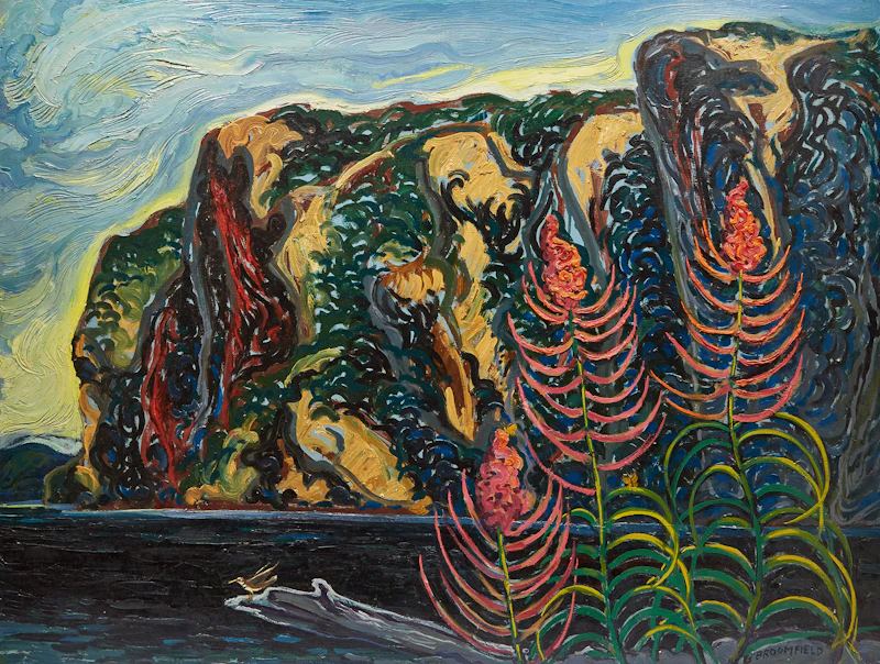 Pre-Cambrian Rhythm (Bon Echo, Mazinaw, Ontario) by Adolphus George Broomfield