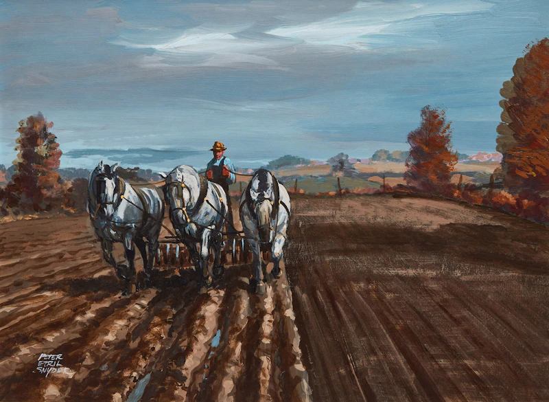 Three Horse Hitch by Peter Etril Snyder