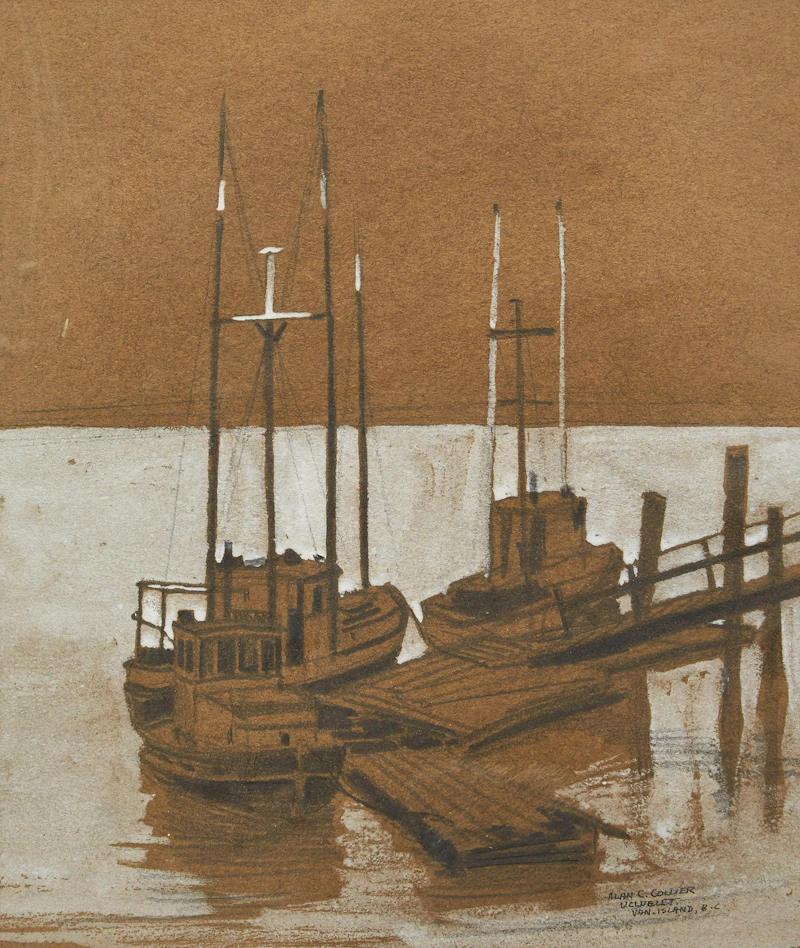 Alan Caswell Collier, Ucluelet, Vancouver Island, B.C., pastel