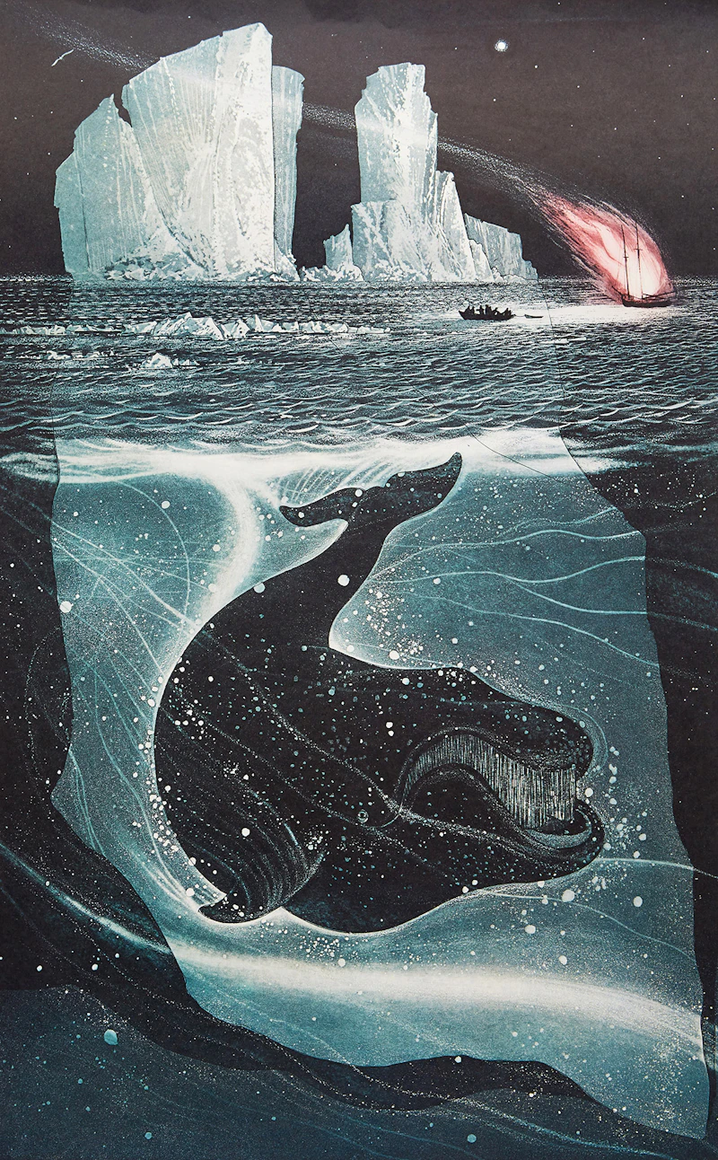 David Lloyd Blackwood, Fire Down on the Labrador Poster, reproduction print