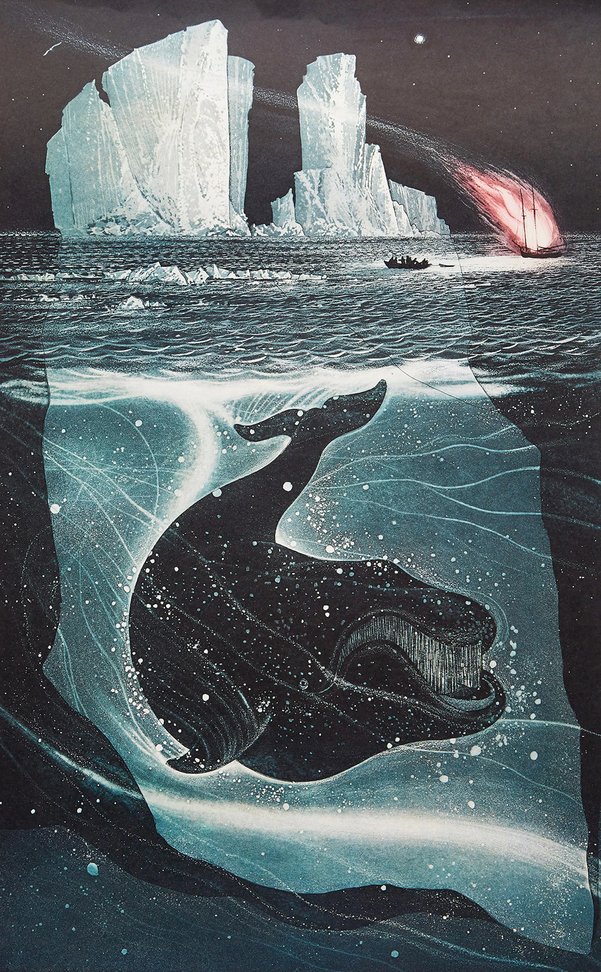 David Lloyd Blackwood, Fire Down on the Labrador Poster, reproduction print