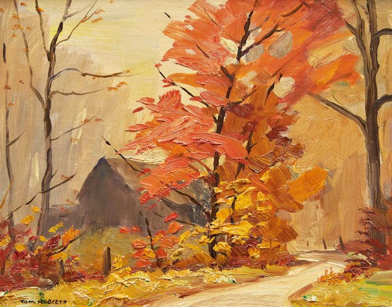 Hazy Autumn Day by Thomas Keith Roberts