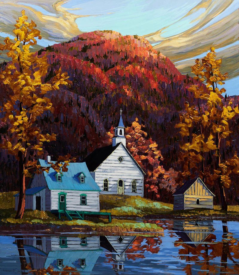 Une Chapelle De Charlevoix by Vladimir Horik