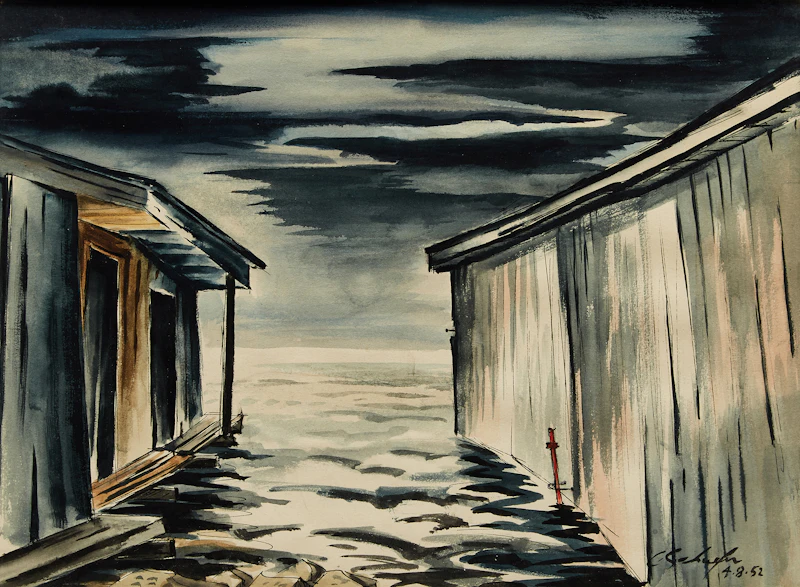 Quiet Evening, Portsmouth by Carl Fellman Schaefer