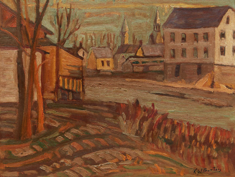 The Nation River (Chesterville, Ontario) by Ralph Wallace Burton