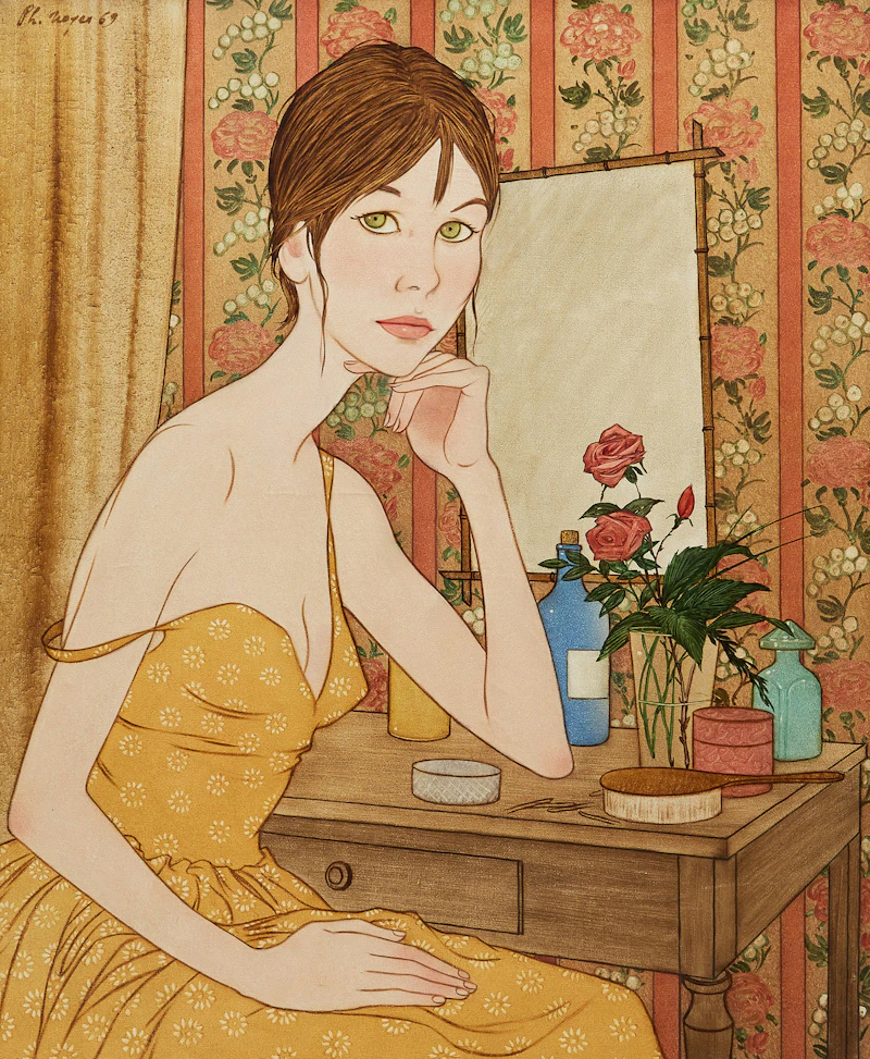 Portrait of a Woman by Philippe Henri Noyer