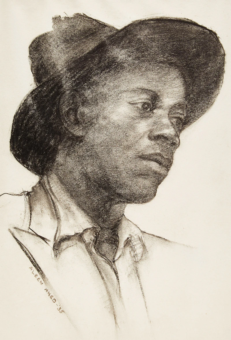 Untitled (Portrait of a Man) by Aleen Elizabeth Aked