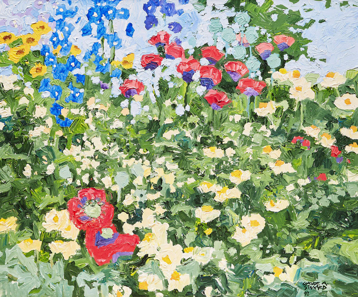 Claude A. Simard, Early Summer, acrylic on canvas, 1992
