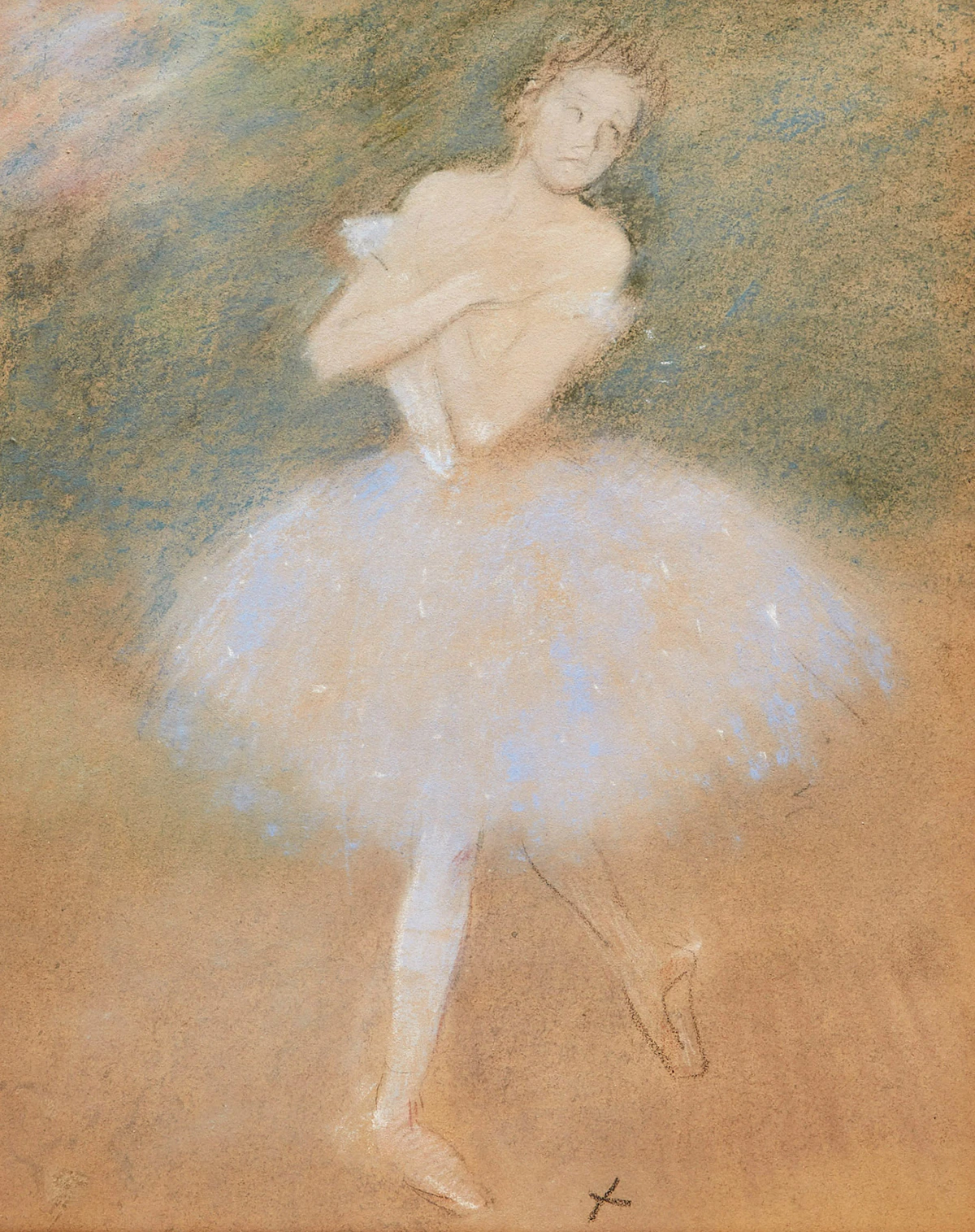 Jean-Louis Forain, The Dancer, pastel