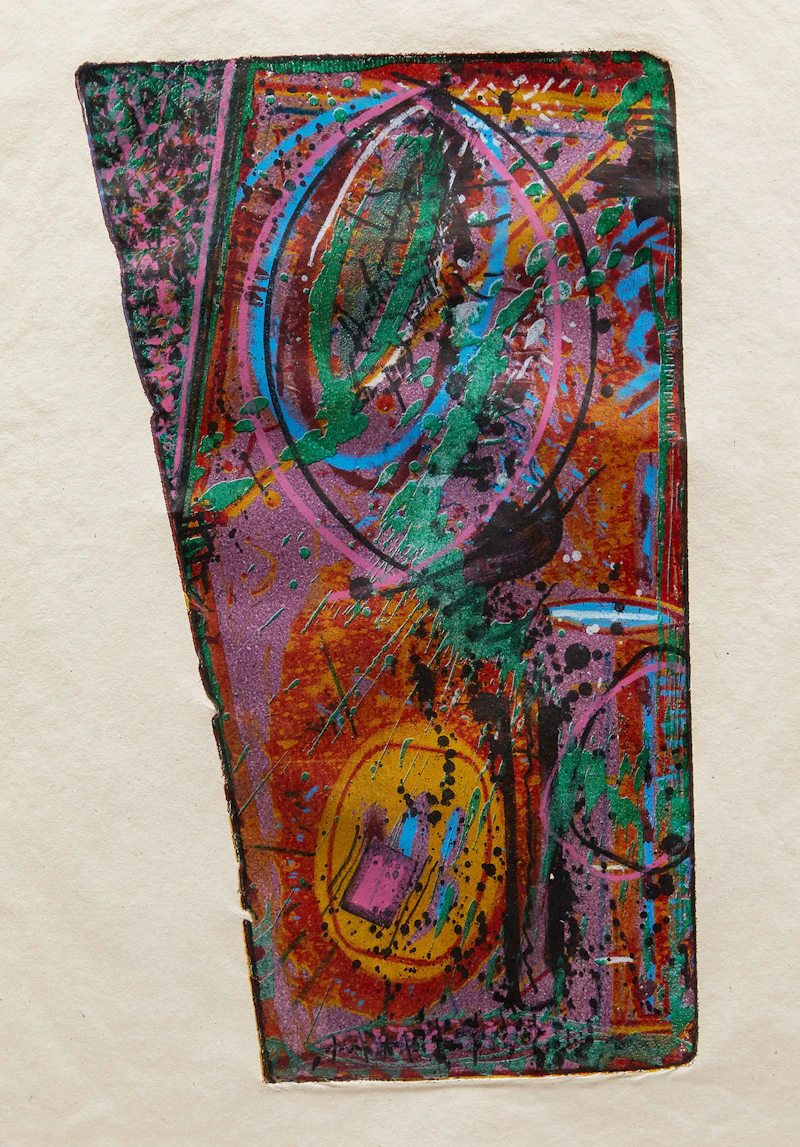 Harold Klunder, Deventer, lithograph on handmade paper
