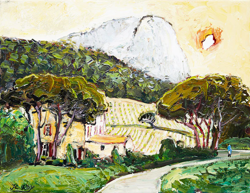 Jean-Claude Roy, Domaine de Cassan, oil on canvas