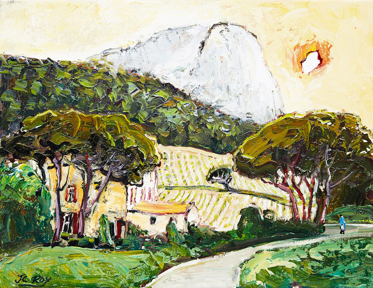 Jean-Claude Roy, Domaine de Cassan, oil on canvas