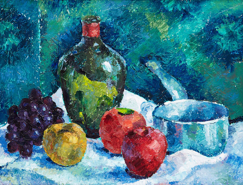 Marilyn Westlake, Still Life, oil on board