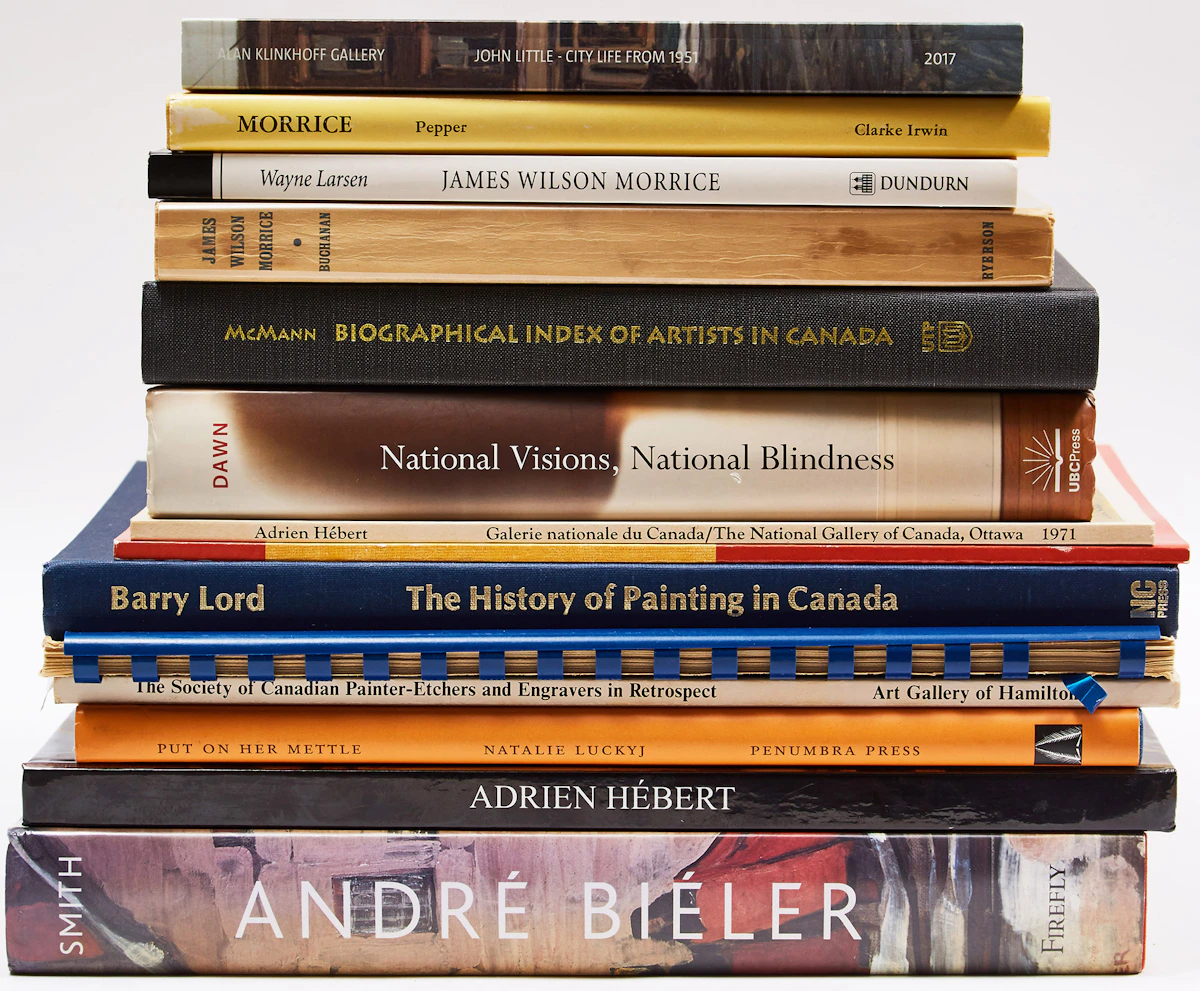 Books and Reference, Fourteen Canadian Art Reference Books, fourteen books