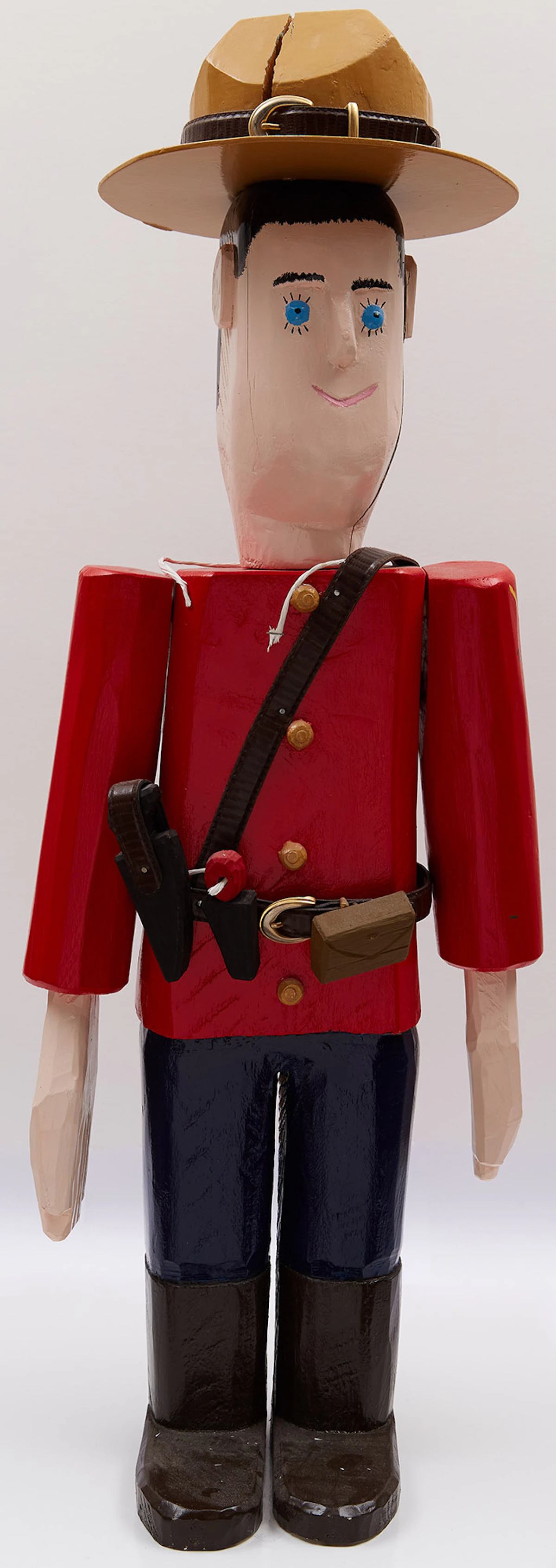 Ransford Naugler, Mountie, mixed media sculpture