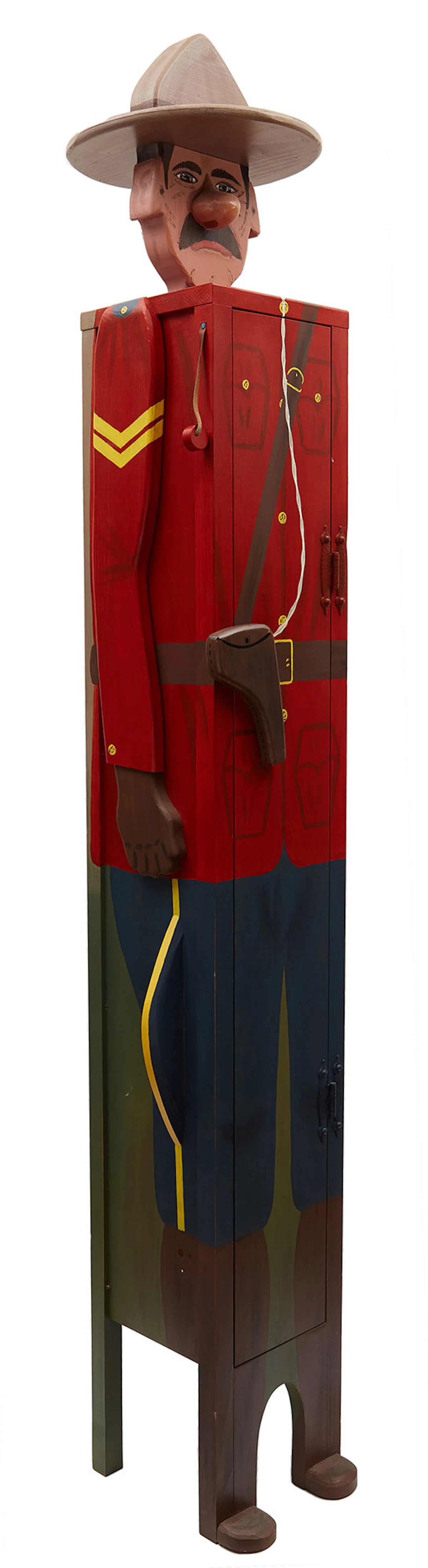 20th Century Canadian Folk artist, Malcolm the Mountie , no-medium
