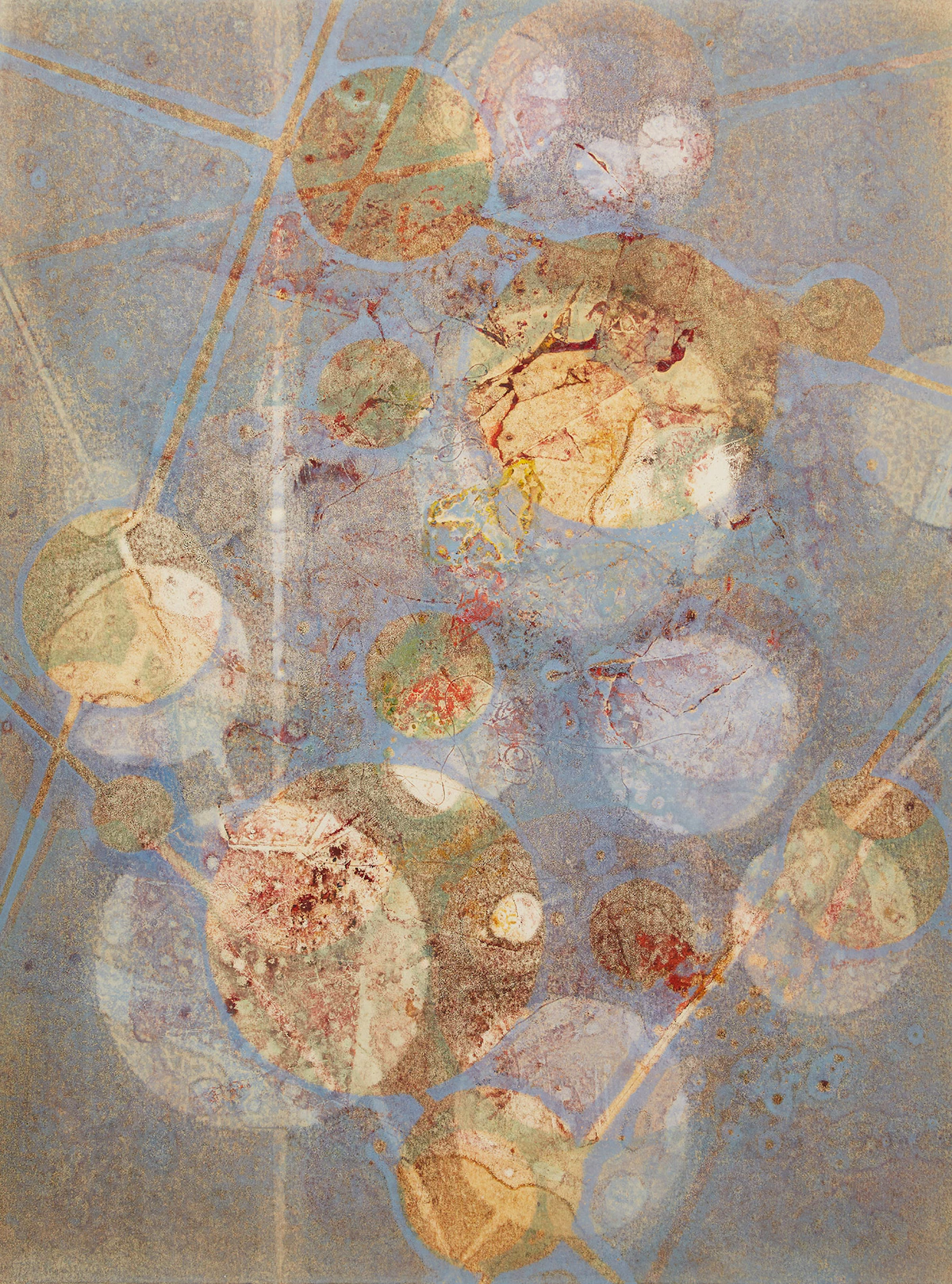 Sheila Maki, Interlude in Space; Untitled , two monoprints