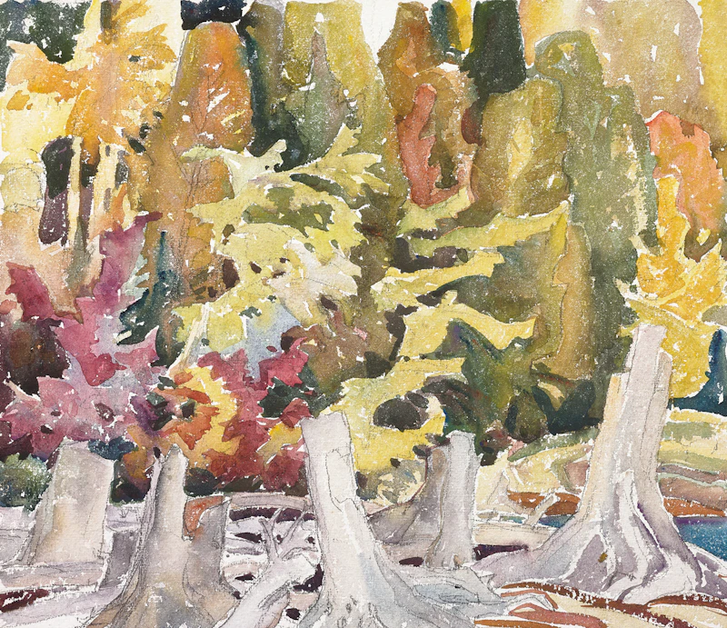Franklin Carmichael, Forest Landscape, watercolour