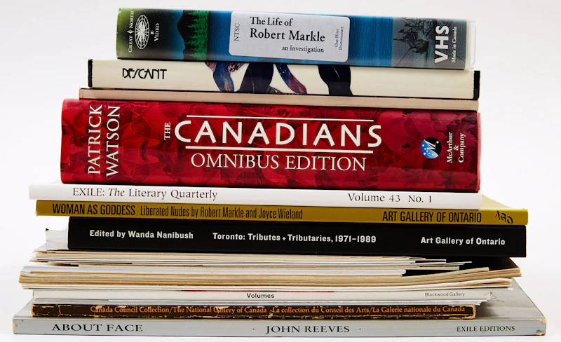 A Selection of Books, Media and Exhibition Catalogues on Robert Markle by Books and Reference